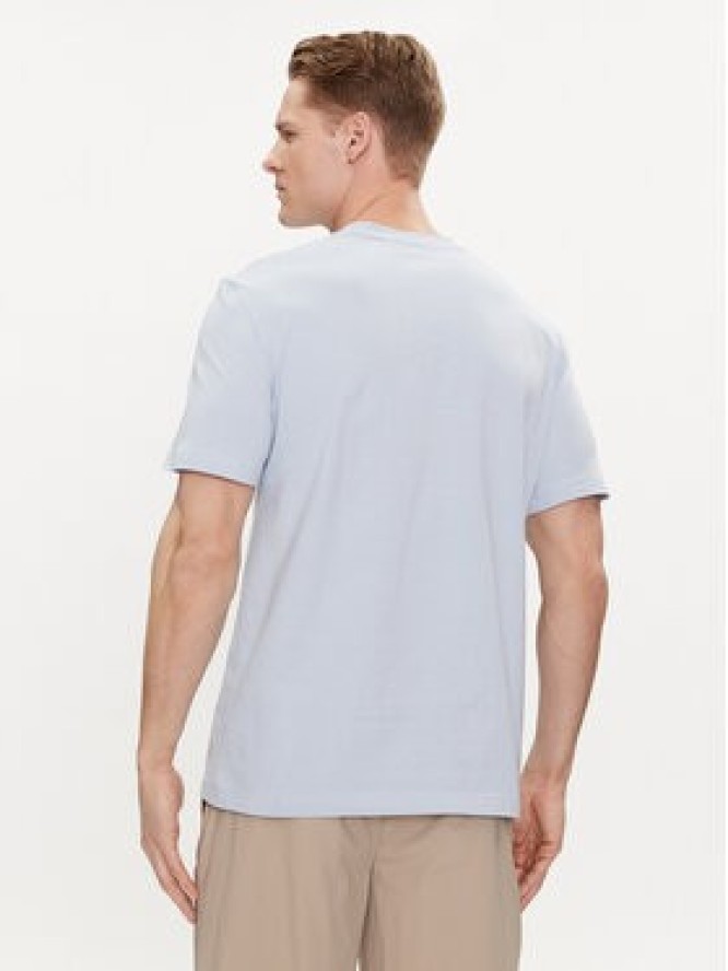 Calvin Klein T-Shirt Linear Graphic K10K112482 Niebieski Regular Fit