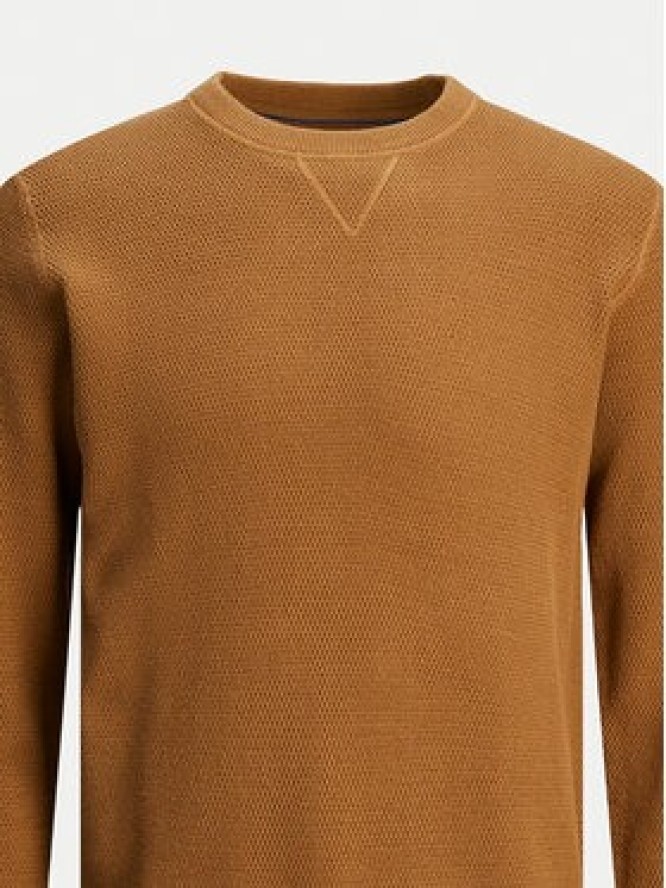 Jack&Jones Sweter 12264668 Brązowy Regular Fit