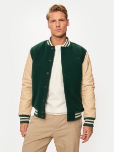 SCHOTT N.Y.C. Kurtka bomber LC8705 Zielony Regular Fit