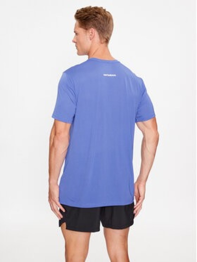 New Balance T-Shirt Accelerate Short Sleeve MT23222 Niebieski Regular Fit