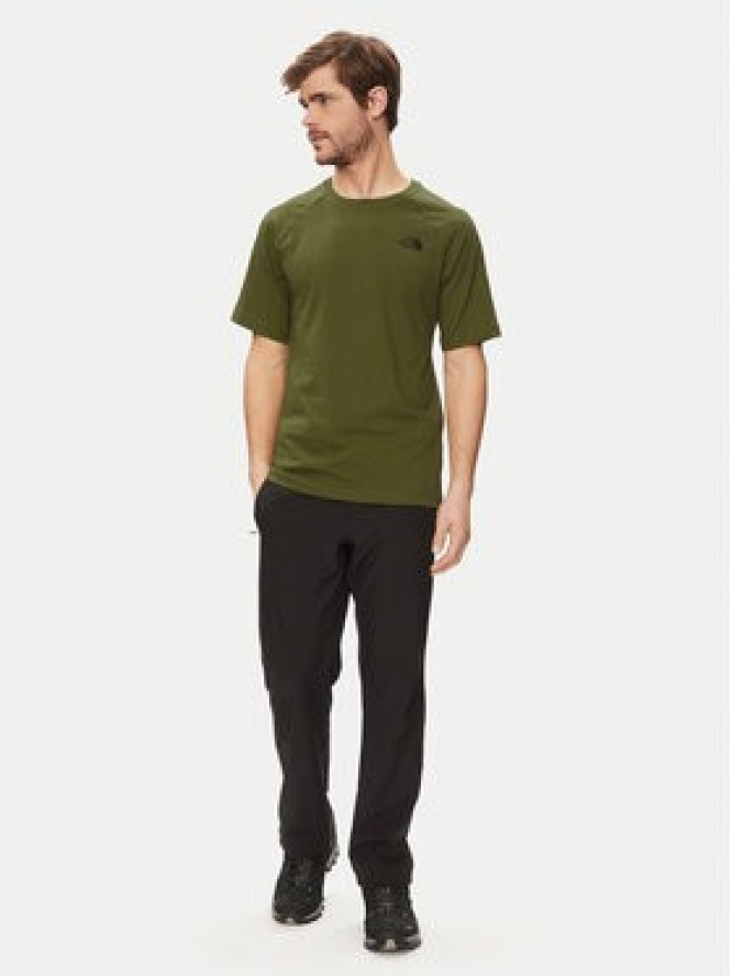 The North Face T-Shirt NF0A87NU Zielony Regular Fit