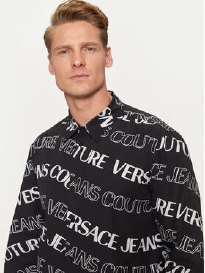 Versace Jeans Couture Koszula 76GAL2R0 Czarny Regular Fit