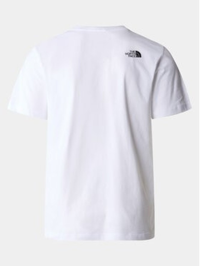 The North Face T-Shirt Easy NF0A87N5 Biały Regular Fit