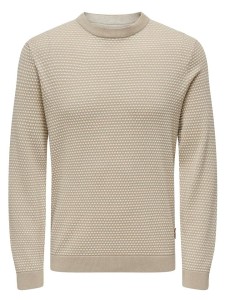 ONLY & SONS Sweter w kolorze beżowym rozmiar: XL
