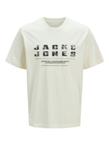Jack&Jones T-Shirt Recharge 12274716 Beżowy Relaxed Fit