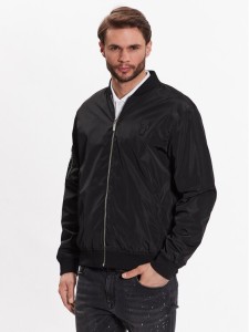 KARL LAGERFELD Kurtka bomber 505062 532565 Czarny Regular Fit