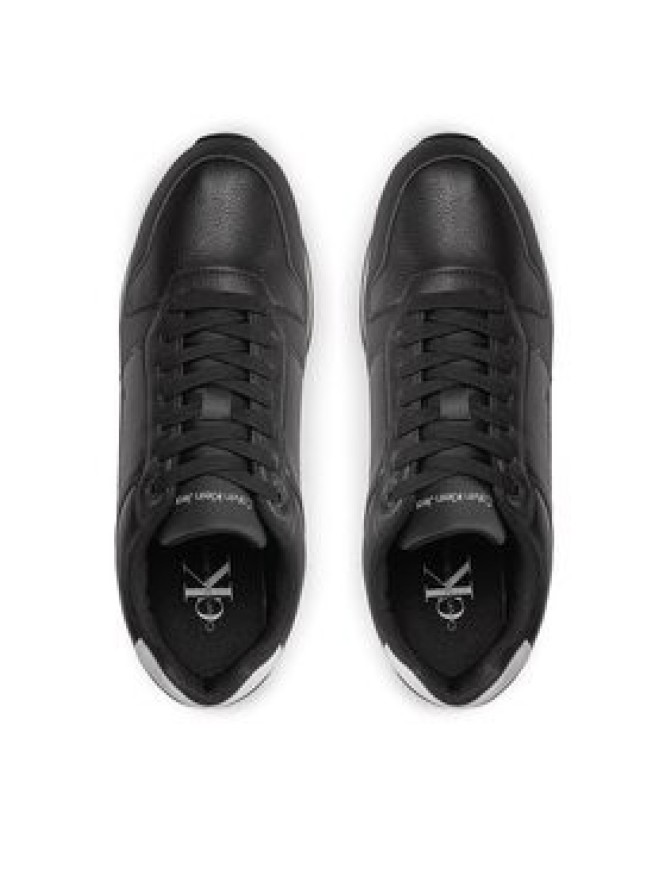 Calvin Klein Jeans Sneakersy Retro Runner Low Lth In Sat YM0YM00863 Czarny