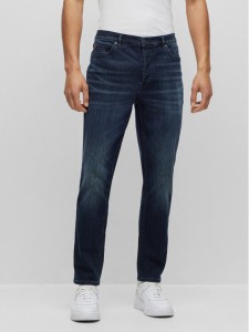 Hugo Jeansy 50493866 Granatowy Tapered Fit