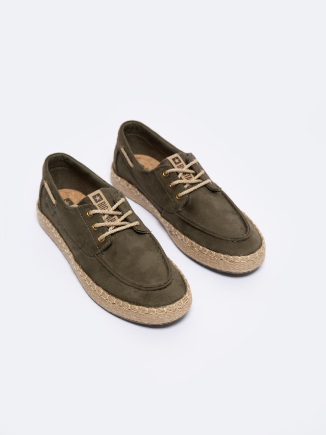 Espadryle męskie khaki NN174055 303