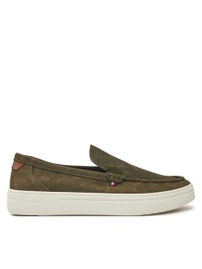 Tommy Hilfiger Mokasyny FM0FM05354 Zielony