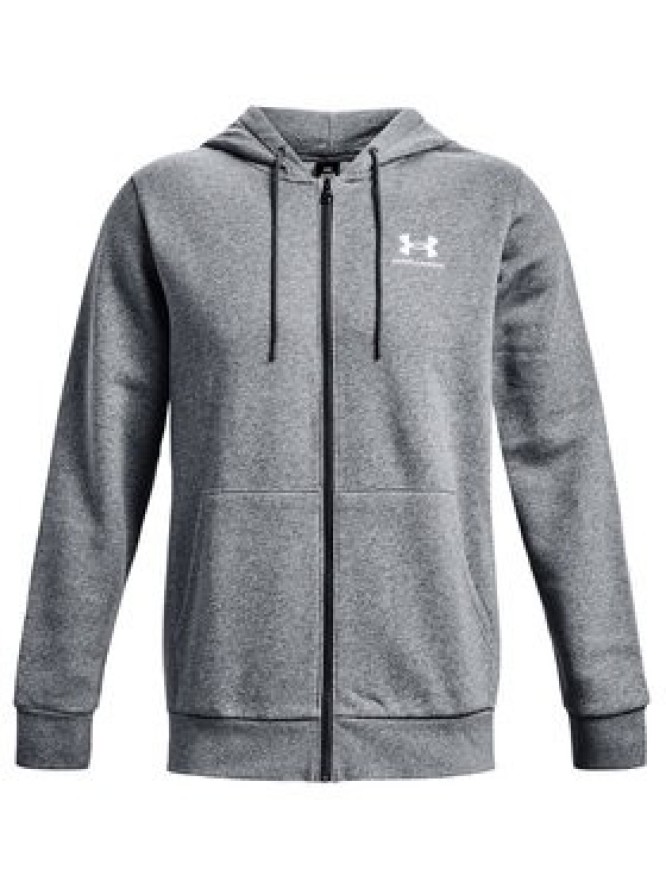 Under Armour Bluza UA Essential Fleece FZ Hood 1373881 Szary Regular Fit