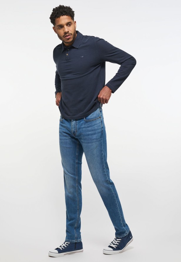 MUSTANG OREGON TAPERED MĘSKIE SPODNIE JEANSOWE JEANSY DENIM BLUE 1013435 5000 582