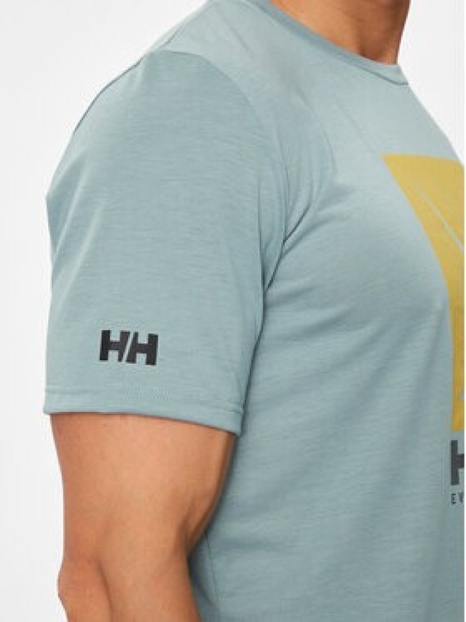 Helly Hansen T-Shirt Hp Race Graphic T-Shirt 34419 Zielony Regular Fit