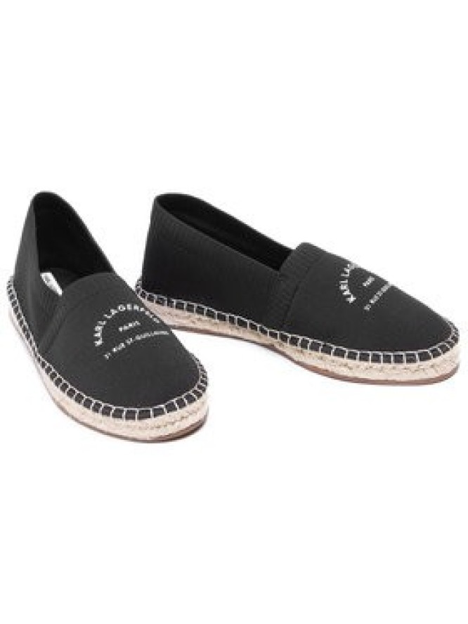 KARL LAGERFELD Espadryle KL70108 Czarny