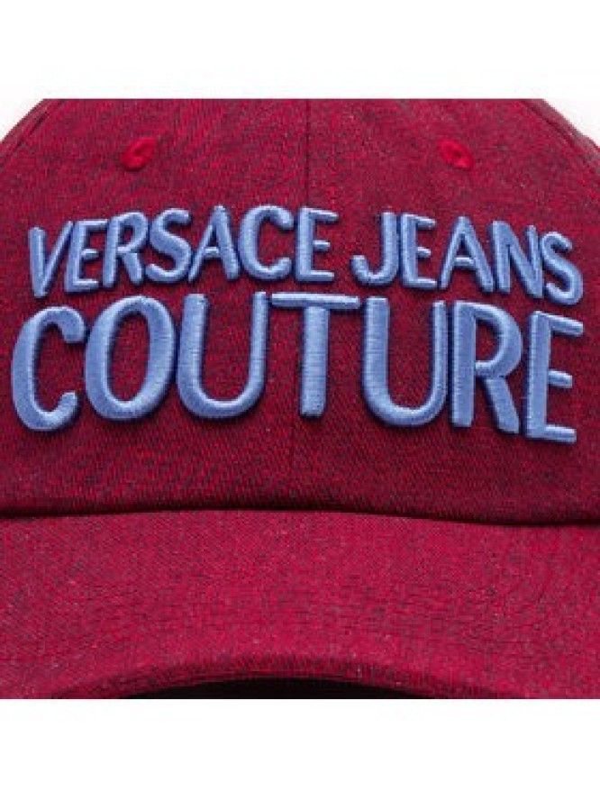 Versace Jeans Couture Czapka z daszkiem 74YAZK28 Czerwony