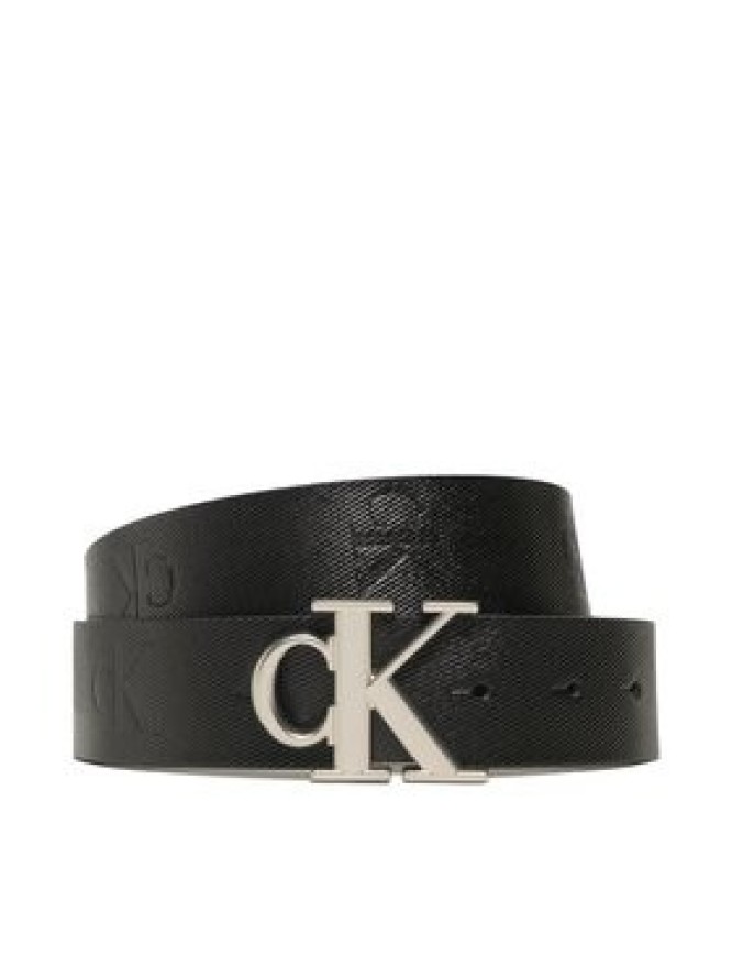 Calvin Klein Jeans Pasek Męski Mono Buckle + 2 Lth Belt 35mm K50K510162 Czarny