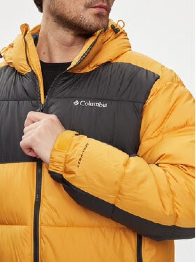 Columbia Kurtka puchowa Pike Lake™ II Hooded Jacket Żółty Regular Fit