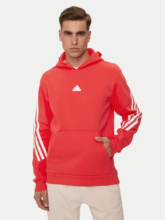 adidas Bluza Future Icons 3-Stripes IR9229 Pomarańczowy Regular Fit