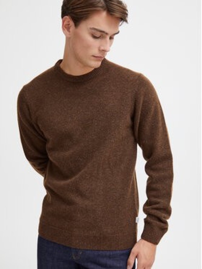 Casual Friday Sweter 20503970 Brązowy Regular Fit