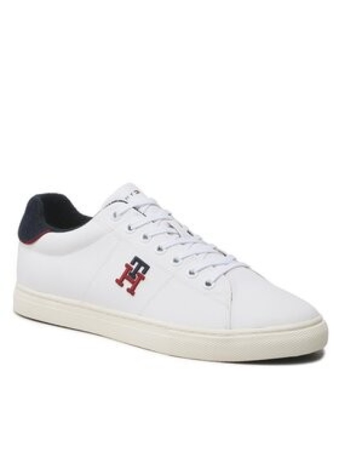 Tommy Hilfiger Sneakersy Core Vulc Varsity Monogram FM0FM04350 Biały