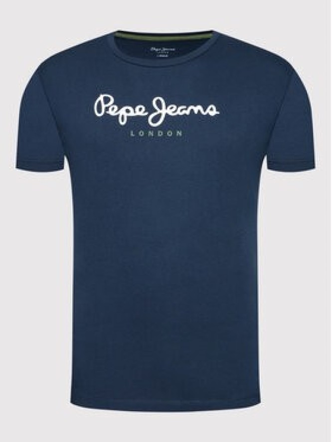 Pepe Jeans T-Shirt Eggo PM508208 Granatowy Regular Fit