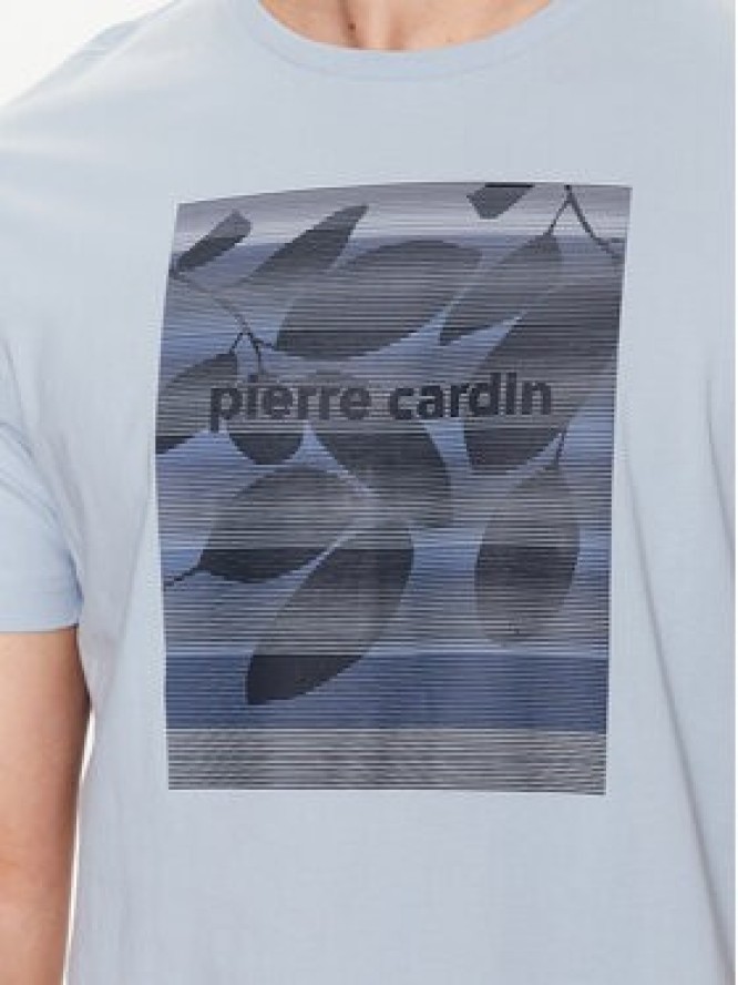 Pierre Cardin T-Shirt C5 20830/000/2060 Niebieski Regular Fit