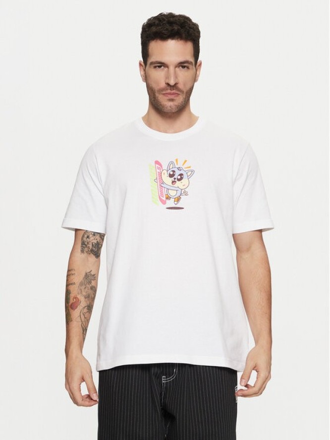adidas T-Shirt Kawaii JD0661 Biały Regular Fit