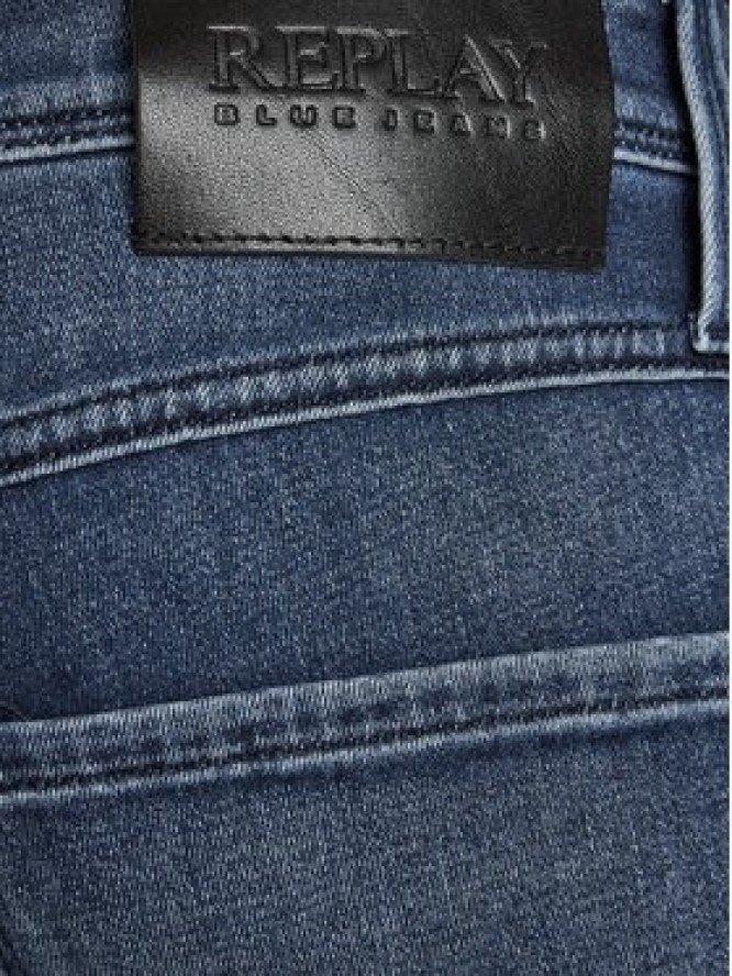 Replay Jeansy M914Y.000.35351 Niebieski Slim Fit