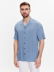 Jack&Jones Koszula Chain 12227973 Niebieski Relaxed Fit