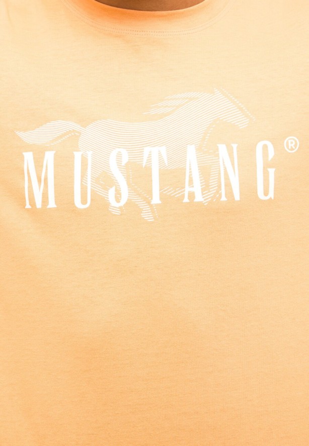 MUSTANG AUSTIN MĘSKI T-SHIRT KOSZULKA NADRUK 1014928 7036