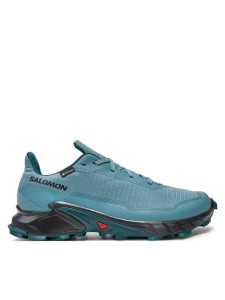 Salomon Buty do biegania Alphacross 5 Gore-Tex L47595000 Szary