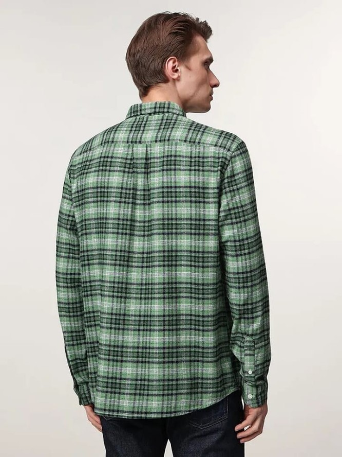 Wrangler Koszula - Regular fit - w kolorze zielonym rozmiar: L
