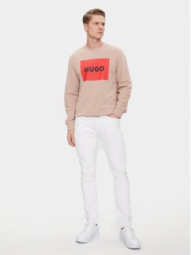 Hugo Bluza Duragol222 50467944 Beżowy Regular Fit