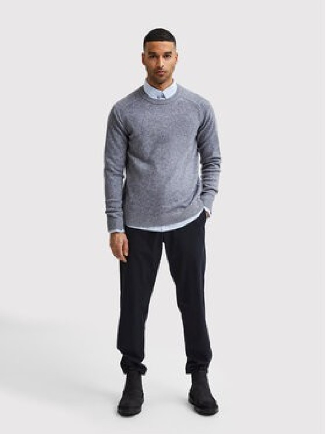 Selected Homme Sweter New Coban 16079780 Szary Regular Fit