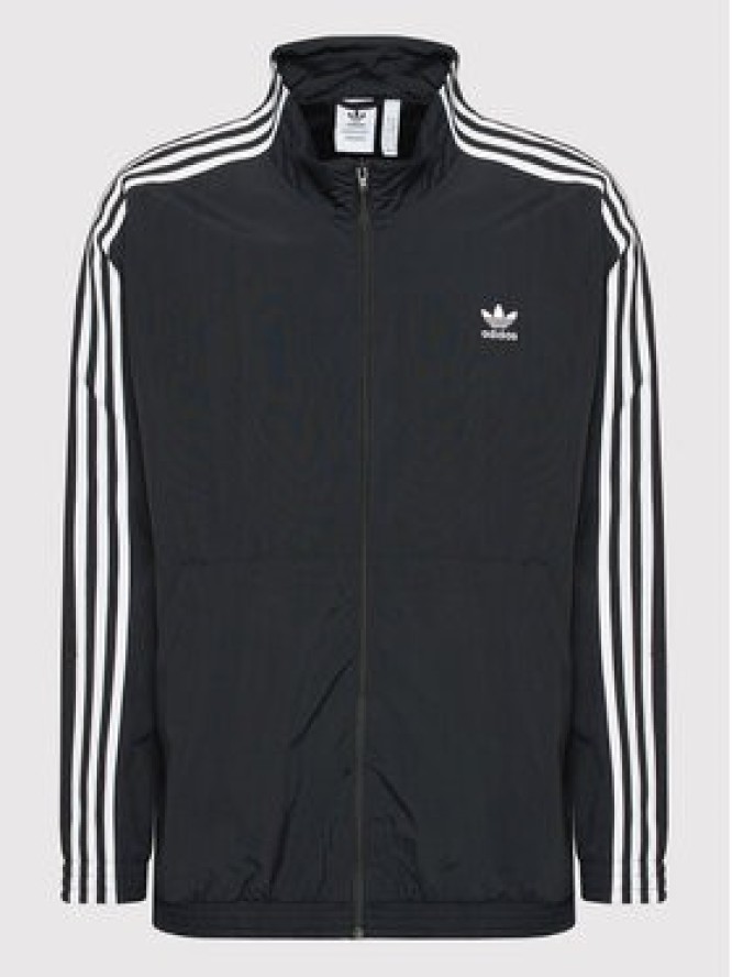 adidas Kurtka przejściowa adicolor Classics Lock-Up Trefoil Track H41391 Czarny Loose Fit