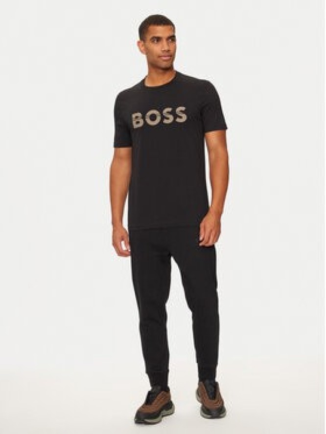 Boss T-Shirt 50525208 Czarny Regular Fit