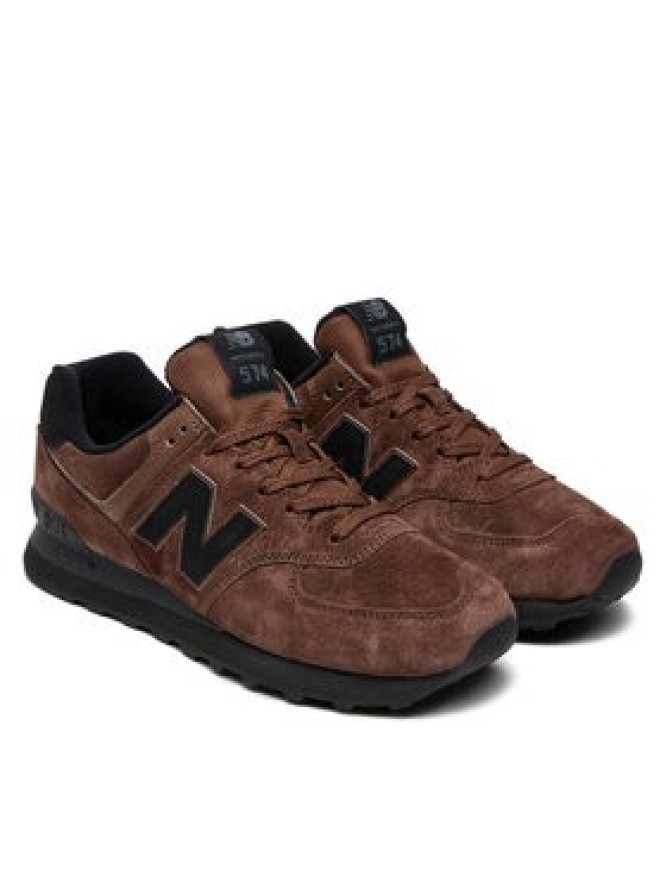 New Balance Sneakersy U574LEB Brązowy