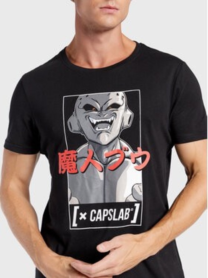 Capslab T-Shirt Dragon Ball Z CL/DBZ4/1/TSC/BUU2 Czarny Regular Fit