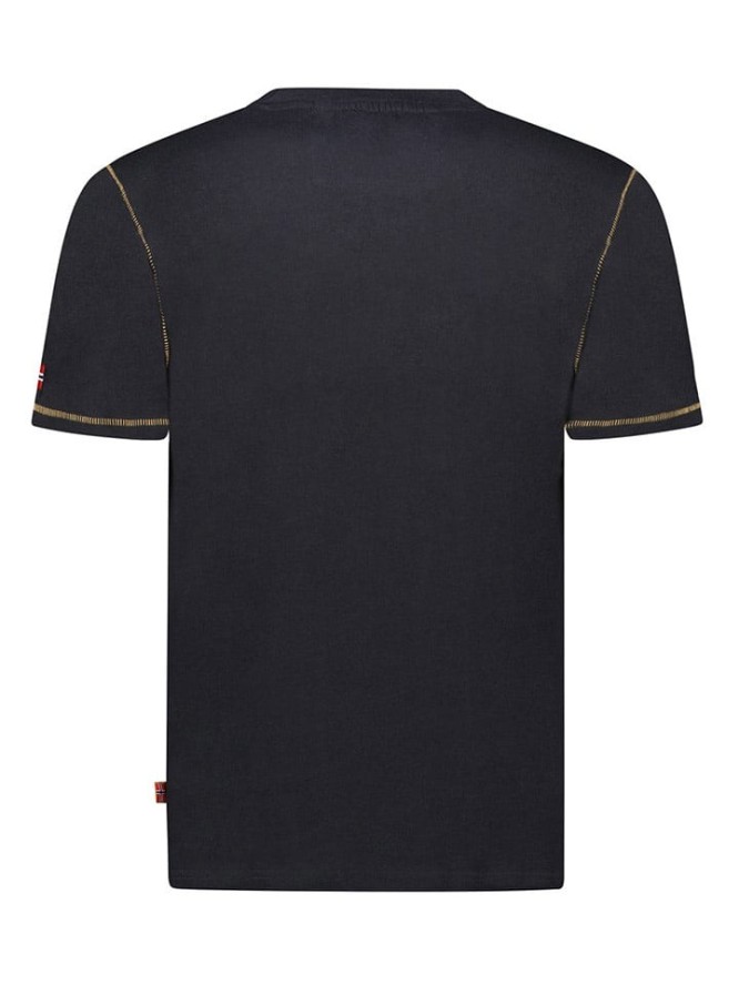 Geographical Norway Koszulka "Juitre" w kolorze czarnym rozmiar: M