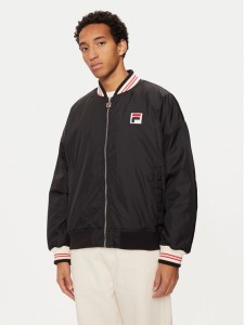 Fila Kurtka bomber Limoges FAM0755 Czarny Regular Fit