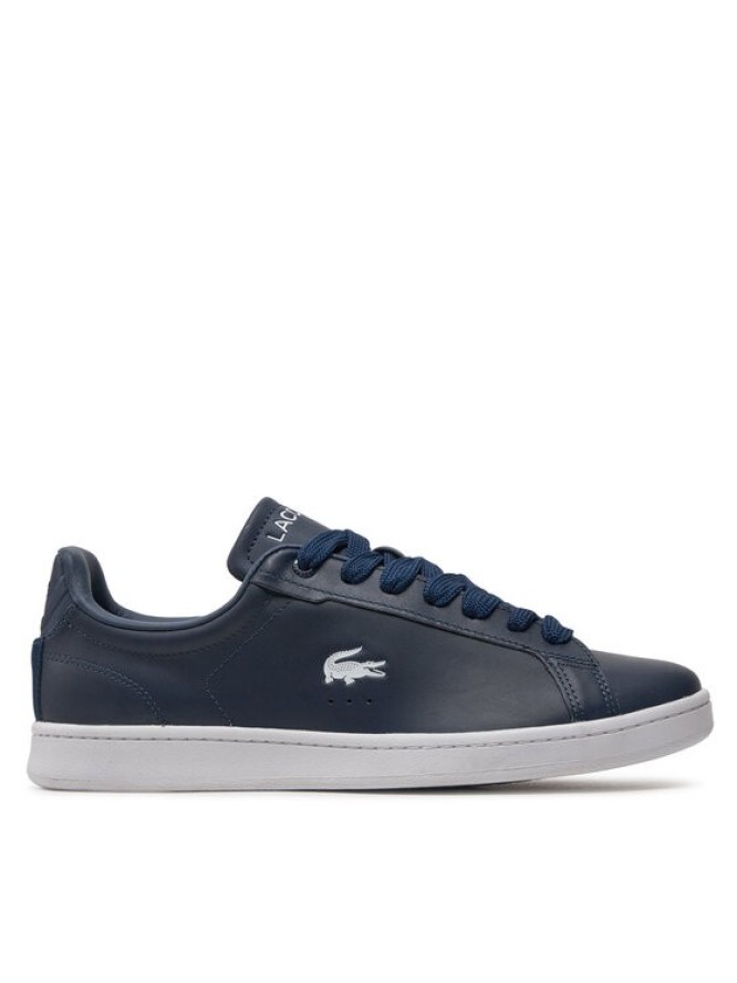 Lacoste Sneakersy Carnaby Pro Leather 747SMA0043 Granatowy