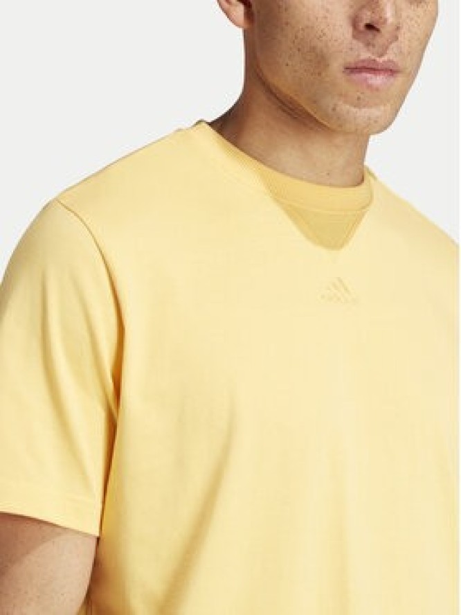 adidas T-Shirt ALL SZN IR9114 Pomarańczowy Loose Fit