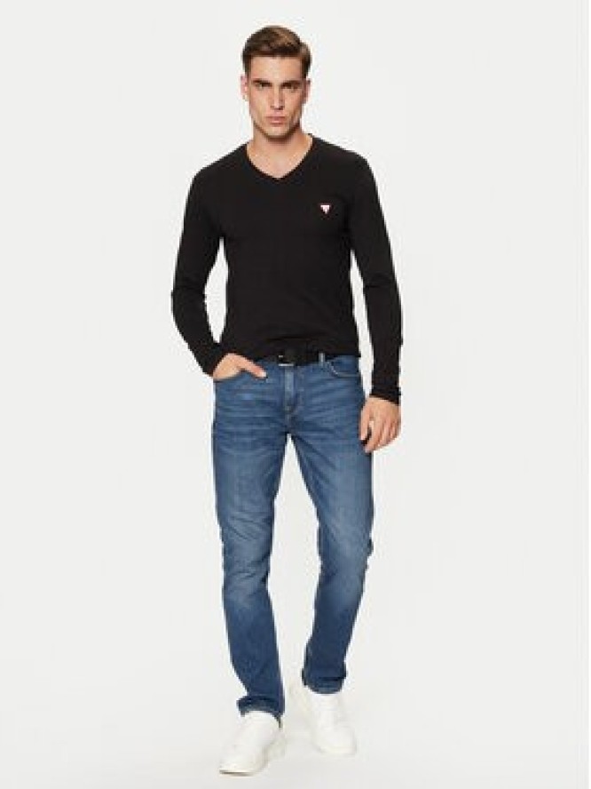 Guess Longsleeve M2YI08 J1314 Czarny Slim Fit