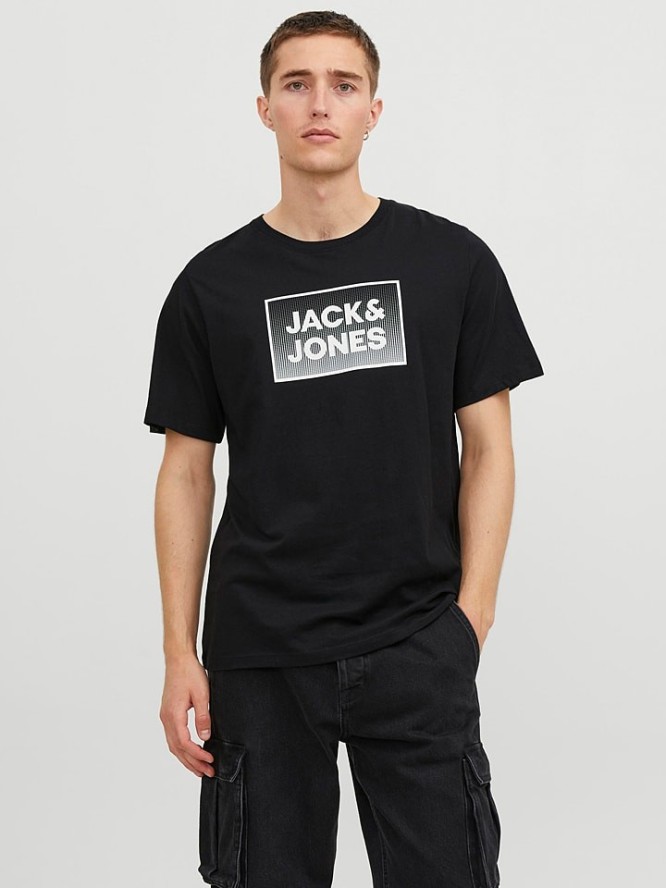 Jack & Jones Koszulka w kolorze czarnym rozmiar: M