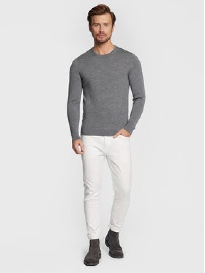Calvin Klein Sweter Superior K10K109474 Szary Regular Fit