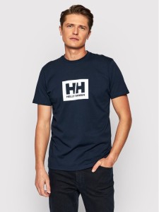 Helly Hansen T-Shirt Box 53285 Granatowy Regular Fit