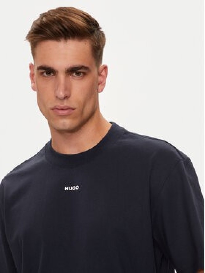 Hugo T-Shirt Dapolino 50488330 Granatowy Relaxed Fit