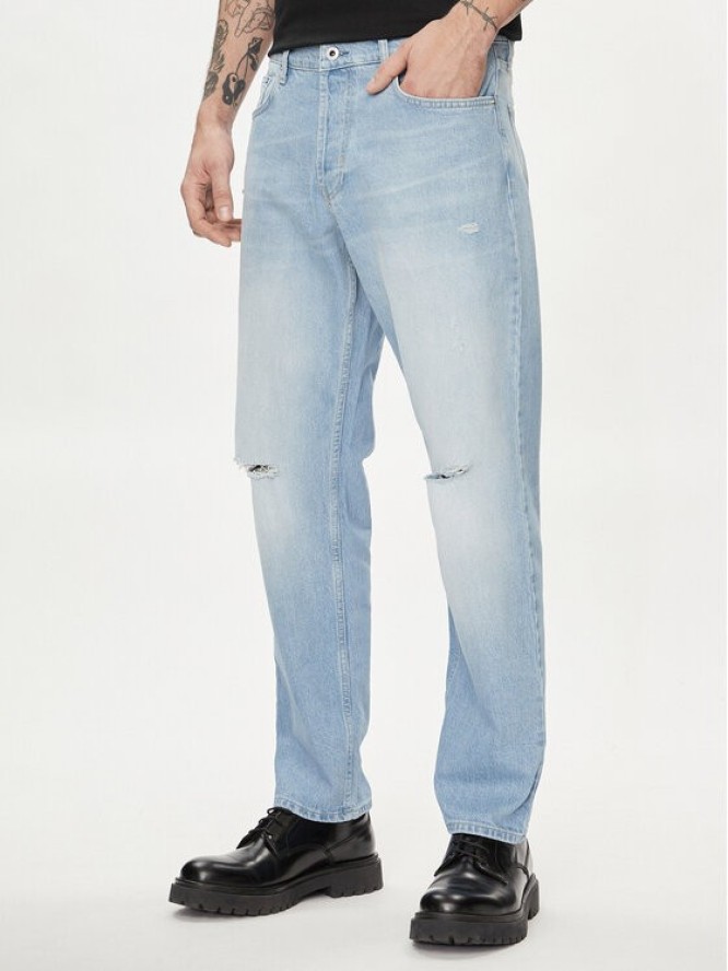 Karl Lagerfeld Jeans Jeansy 241D1110 Niebieski Relaxed Fit