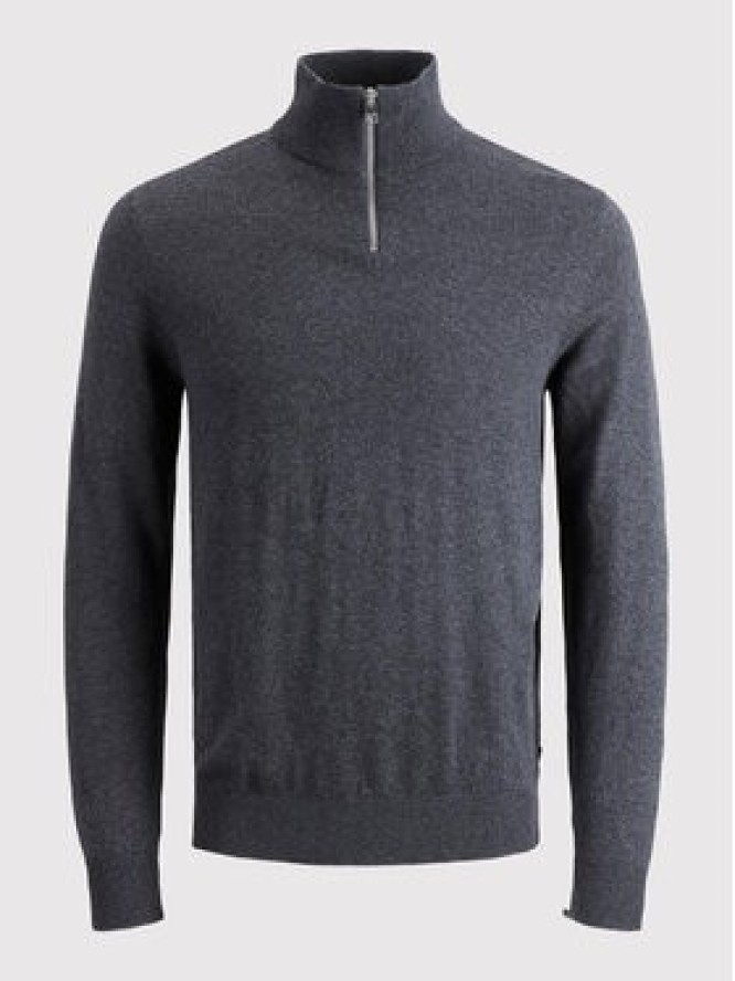 Jack&Jones Sweter Emil 12189339 Szary Regular Fit