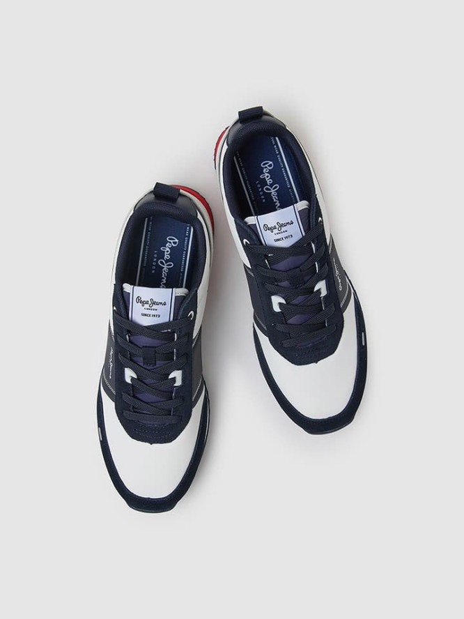 Pepe Jeans FOOTWEAR Sneakersy w kolorze granatowo-białym rozmiar: 43
